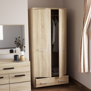 alpha-TO-SZF2D1S-16397 ΝΤΟΥΛΑΠΑ ΔΙΦΥΛΛΗ TOP MIX SONOMA 80X57X183CM