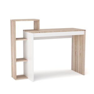 alpha-TO-TAB110NSO-3018 ΓΡΑΦΕΙΟ 110ΝSΟ SONOMA-ΛΕΥΚΟ 110X40X90CM