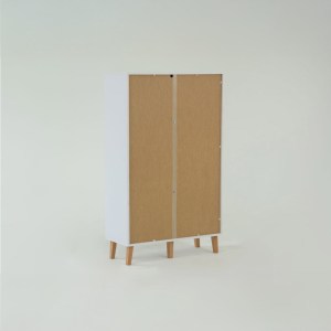 alpha-TO-TIMMY1D1K-2957159 ΡΑΦΙΕΡΑ TIMMY ΛΕΥΚΟ-ΓΡΑΦΙΤΗ-ΓΚΡΙ 90X36X147CM