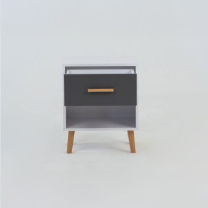 alpha-TO-TIMMY1S-2957144 ΚΟΜΟΔΙΝΟ TIMMY ΛΕΥΚΟ-ΓΡΑΦΙΤΗ-ΓΚΡΙ 46.8X36X57.1CM