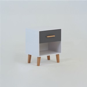 alpha-TO-TIMMY1S-2957145 ΚΟΜΟΔΙΝΟ TIMMY ΛΕΥΚΟ-ΓΡΑΦΙΤΗ-ΓΚΡΙ 46.8X36X57.1CM