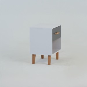 alpha-TO-TIMMY1S-2957147 ΚΟΜΟΔΙΝΟ TIMMY ΛΕΥΚΟ-ΓΡΑΦΙΤΗ-ΓΚΡΙ 46.8X36X57.1CM