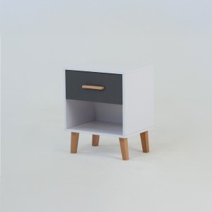 alpha-TO-TIMMY1S-2957148 ΚΟΜΟΔΙΝΟ TIMMY ΛΕΥΚΟ-ΓΡΑΦΙΤΗ-ΓΚΡΙ 46.8X36X57.1CM
