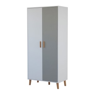 alpha-TO-TIMMY2D-14625 ΝΤΟΥΛΑΠΑ TIMMY 2D ΛΕΥΚΟ-ΓΡΑΦΙΤΗ-ΓΚΡΙ 90X50X199CM