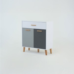 alpha-TO-TIMMYCHEST2D1S-2957109 ΚΟΜΟΤΑ TIMMY ΛΕΥΚΟ-ΓΡΑΦΙΤΗ-ΓΚΡΙ 84X36X92CM
