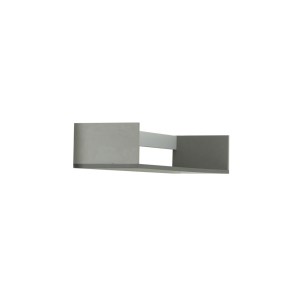alpha-TO-TIMMYSHELF120-2957114 ΚΡΕΜΑΣΤΟ ΡΑΦΙ TIMMY ΛΕΥΚΟ-ΓΡΑΦΙΤΗ-ΓΚΡΙ 120X25X16.6CM