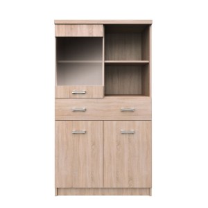 alpha-TO-TOP2D1W1S80-3036 ΒΙΤΡΙΝΑ ΔΙΦΥΛΛΗ TOP MIX 80X33X145CM ΣΟΝΟΜΑ