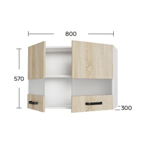 alpha-UG8057A01-2957748 ANITA ΠΑΝΩ ΝΤΟΥΛΑΠΙ-ΒΙΤΡΙΝΑ ΣΟΝΟΜΑ 80X30X57CM