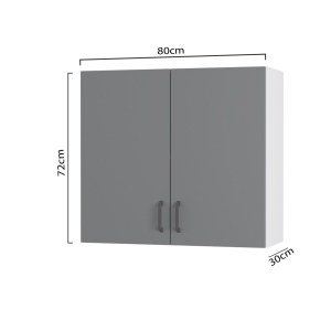 alpha-W8072M03-242399 MODEST ΠΑΝΩ ΝΤΟΥΛΑΠΙ ΑΝΘΡΑΚΙ 80X30X72ΕΚ