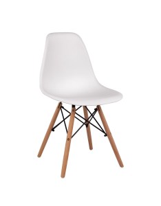 alpha-ZZ-A0525069-12340 ΚΑΡΕΚΛΑ STEFAN, 46.5X53X82CM ΛΕΥΚΟ ΜΕ ΞΥΛΙΝΑ ΠΟΔΙΑ