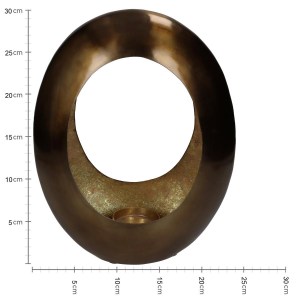 Artelibre - 05150015 ΚΗΡΟΠΗΓΙΟ ΧΡΥΣΟ ΜΕΤΑΛΛΟ 22X12X30CM