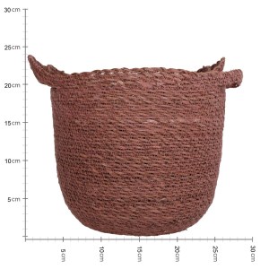 Artelibre - 05150835 ΚΑΛΑΘΙ ALMOND SEAGRASS 25X25X24CM ΣΕΤ 3ΤΜΧ