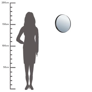 Artelibre - 05151416 ΚΑΘΡΕΠΤΗΣ ΜΑΥΡΟ ΜΕΤΑΛΛΟ 43X2.5X43CM