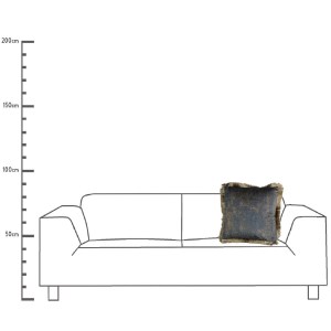 Artelibre - 05151832 ΜΑΞΙΛΑΡΙ ARTELIBRE ΜΠΛΕ ΒΕΛΟΥΔΟ 45X45CM