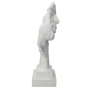 Artelibre - 05152139 ΔΙΑΚΟΣΜΗΤΙΚΟ ΠΡΟΣΩΠΟ ΛΕΥΚΟ POLYRESIN 15.5X13X33CM