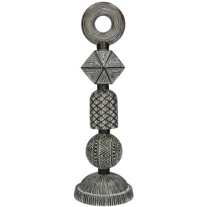 Artelibre - 05153004 ΔΙΑΚΟΣΜΗΤΙΚΟ TRIBAL ΚΑΦΕ POLYRESIN 13X13X41CM