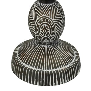 Artelibre - 05153007 ΚΗΡΟΠΗΓΙΟ TRIBAL ΚΑΦΕ POLYRESIN 11.5X11.5X28CM