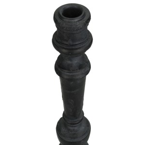 Artelibre - 05153463 ΚΗΡΟΠΗΓΙΟ ΜΑΥΡΟ POLYRESIN 8.5X8.5X20CM