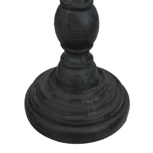 Artelibre - 05153465 ΚΗΡΟΠΗΓΙΟ ΜΑΥΡΟ POLYRESIN 8.5X8.5X24CM