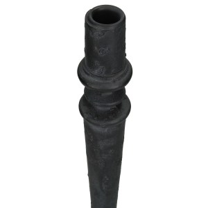 Artelibre - 05153466 ΚΗΡΟΠΗΓΙΟ ΜΑΥΡΟ POLYRESIN 8.5X8.5X25CM