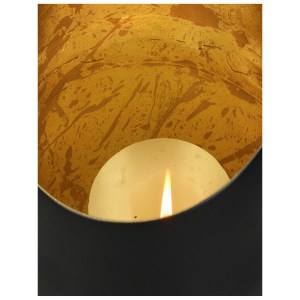 Artelibre - 05153958 ΚΗΡΟΠΗΓΙΟ ΜΑΥΡΟ ΑΛΟΥΜΙΝΙΟ 13.5X13.5X20CM