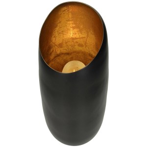Artelibre - 05153959 ΚΗΡΟΠΗΓΙΟ ΜΑΥΡΟ ΑΛΟΥΜΙΝΙΟ 17X17X27CM