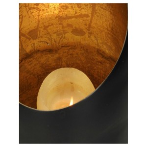 Artelibre - 05153959 ΚΗΡΟΠΗΓΙΟ ΜΑΥΡΟ ΑΛΟΥΜΙΝΙΟ 17X17X27CM