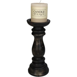 Artelibre - 05154308 ΚΗΡΟΠΗΓΙΟ ΜΑΥΡΟ ΞΥΛΟ 10X10X25CM
