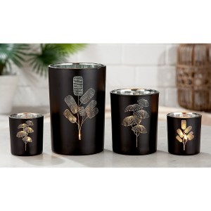 Artelibre - 05160286 ΘΗΚΗ ΡΕΣΩ ARTELIBRE ΜΑΥΡΟ ΓΥΑΛΙ 8CM ΣΕ 2 ΣΧΕΔΙΑ
