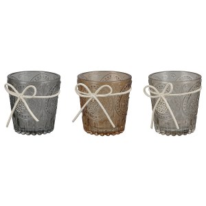 Artelibre - 05160528 ΘΗΚΗ ΡΕΣΩ ARTELIBRE ΓΥΑΛΙ 7.5X7.5CM ΣΕ 3 ΧΡΩΜΑΤΑ