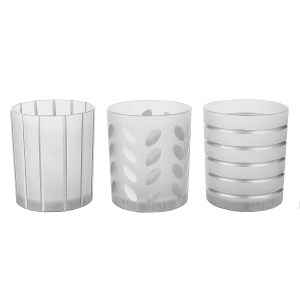 Artelibre - 05160557 ΚΗΡΟΠΗΓΙΟ ARTELIBRE ΔΙΑΦΑΝΟ ΓΥΑΛΙ 8CM ΣΕ 3 ΣΧΕΔΙΑ
