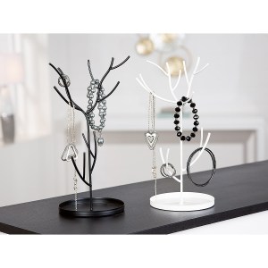 Artelibre - 05160749 ΜΠΙΖΟΥΤΙΕΡΑ ΔΕΝΤΡΟ ΜΑΥΡΟ ΜΕΤΑΛΛΟ 17X14X27CM