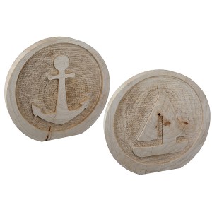 Artelibre - 05160852 ΔΙΑΚΟΣΜΗΤΙΚΟ ARTELIBRE ΠΛΟΙΟ ΦΥΣΙΚΟ ΞΥΛΟ 26X3X25CM ΣΕ 2 ΣΧΕΔΙΑ