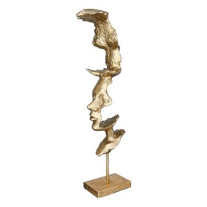 Artelibre - 05160902 ΔΙΑΚΟΣΜΗΤΙΚΟ ARTELIBRE ΠΡΟΣΩΠΟ ΧΡΥΣΟ POLYRESIN 10X6.5X40.5CM