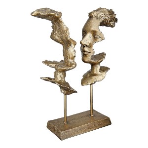 Artelibre - 05160927 ΔΙΑΚΟΣΜΗΤΙΚΟ ARTELIBRE ΠΡΟΣΩΠΑ ΧΡΥΣΟ POLYRESIN 22.5X7.5X31CM