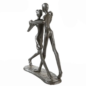 Artelibre - 05160937 ΔΙΑΚΟΣΜΗΤΙΚΟ ARTELIBRE ΖΕΥΓΑΡΙ ΧΟΡΕΥΕΙ ΚΑΦΕ ΜΕΤΑΛΛΟ 13X8X17CM
