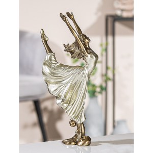 Artelibre - 05160940 ΔΙΑΚΟΣΜΗΤΙΚΟ ARTELIBRE ΜΠΑΛΑΡΙΝΑ ΧΡΥΣΟ/ΣΑΜΠΑΝΙ POLYRESIN 14X8X31.5CM
