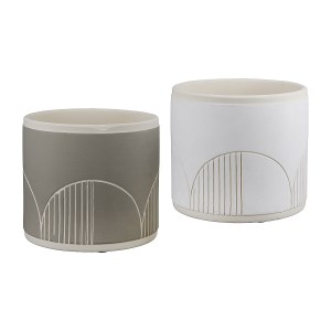 Artelibre - 05161033 ΚΑΣΠΩ ΜΕ ΣΧΕΔΙΟ ARTELIBRE ΚΕΡΑΜΙΚΟ Φ12X10.5CM ΣΕ 2 ΧΡΩΜΑΤΑ