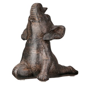 Artelibre - 05161377  FIGURE ELEPHANT SYNTHETIC RESIN BROWN ΠΟΙΚΙΛΙΑ 3 ΦΟΡΕΣ 10X15X16CM 10X15X16CM