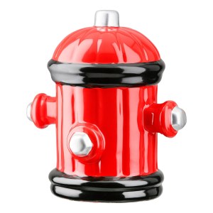 Artelibre - 05161389  MONEY BOX HYDRANT CERAMIC RED 15X12X16CM 15X12X16CM