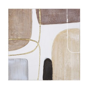 Artelibre - 05161403  ΕΙΚΟΝΑ ΤΕΤΡΑΓΩΝΟΣ ΚΑΜΒΑΣ ΛΕΥΚΟΣ 2 ΠΟΙΚΙΛΙΑ 40X3X40CM 40X3X40CM
