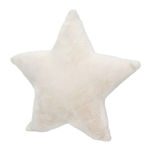 Artelibre - 05161405  CUSHION STAR TEXTILE BEIGE GREY 2 ASSORTED 45X13X43CM 45X13X43CM