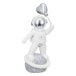 Artelibre - 05161412  FIGURE ASTRONAUT POLY WHITE SILVER ΠΟΙΚΙΛΙΑ 3 ΦΟΡΕΣ 11X5X12CM 11X5X12CM