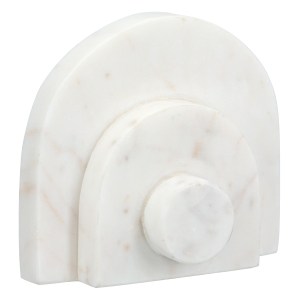 Artelibre - 05161418 ΒΙΒΛΙΟΘΗΚΕΣ ΜΑΡΜΑΡΟ ΜΠΕΖ ΛΕΥΚΟ 12X5X11CM 12X5X11CM