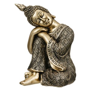Artelibre - 05161497  FIGURE BUDDHA SYNTHETIC RESIN ΧΡΥΣΟΧΡΩΜΟ 10X10X17CM 10X10X17CM