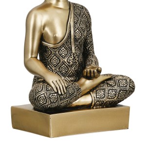 Artelibre - 05161498  FIGURE BUDDHA SYNTHETIC RESIN ΧΡΥΣΟΧΡΩΜΟ 12X8X22CM 12X8X22CM