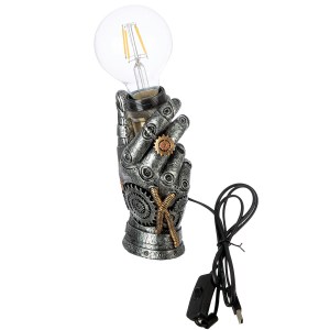 Artelibre - 05161500  ΕΠΙΤΡΑΠΕΖΙΟ ΦΩΤΙΣΤΙΚΟ (LED) ΧΕΙΡΟΠΟΙΗΤΗ ΣΥΝΘΕΤΙΚΗ ΡΗΤΙΝΗ ΛΕΥΚΟ 10X7X18CM 10X7X18CM