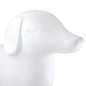 Artelibre - 05161501  FIGURE DOG CERAMIC BLACK WHITE 2 ASSORTED 35X11X23CM 35X11X23CM