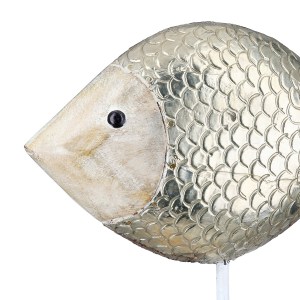 Artelibre - 05161502  STAND RELIEF FISH MANGO WOOD ΦΥΣΙΚΑ ΧΡΩΜΑΤΑ 21X7X25CM 21X7X25CM
