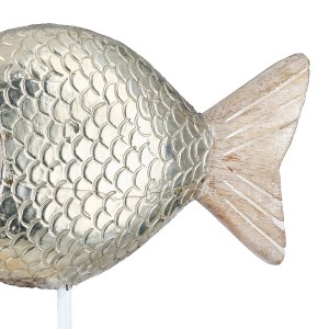 Artelibre - 05161502  STAND RELIEF FISH MANGO WOOD ΦΥΣΙΚΑ ΧΡΩΜΑΤΑ 21X7X25CM 21X7X25CM